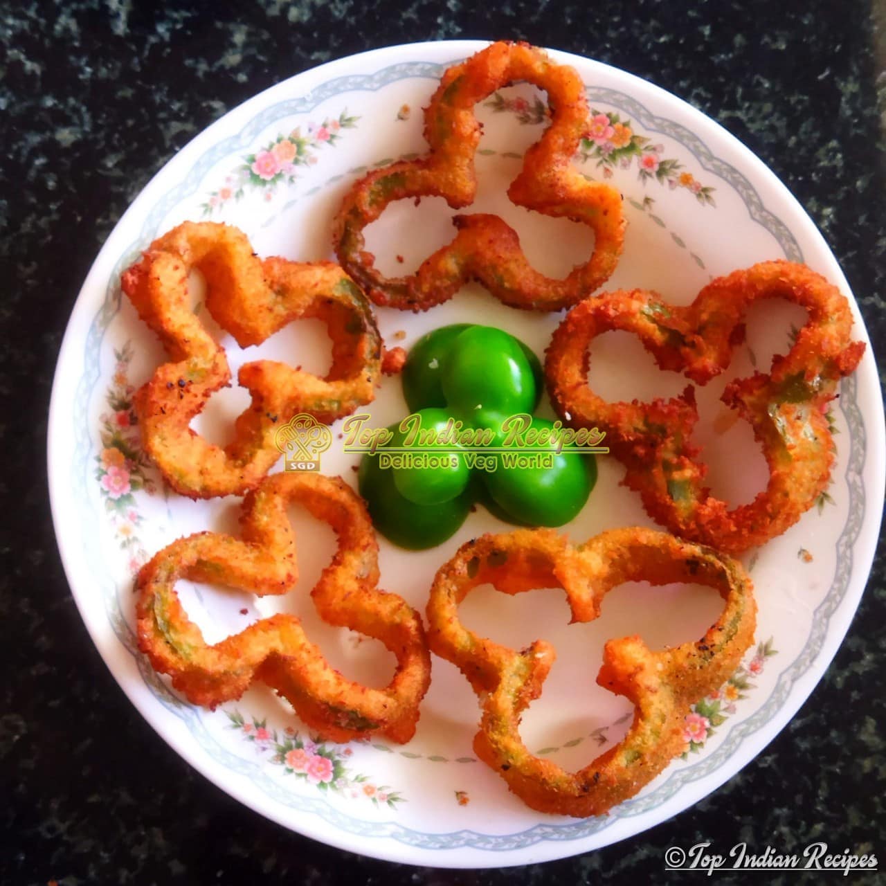 Crispy Capsicum Rings