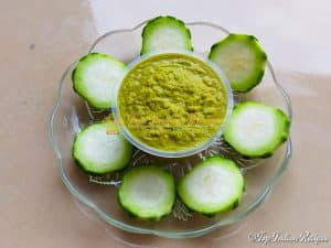 Ridge Gourd Skin Chutney