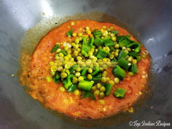 Peas Capsicum Masala 05