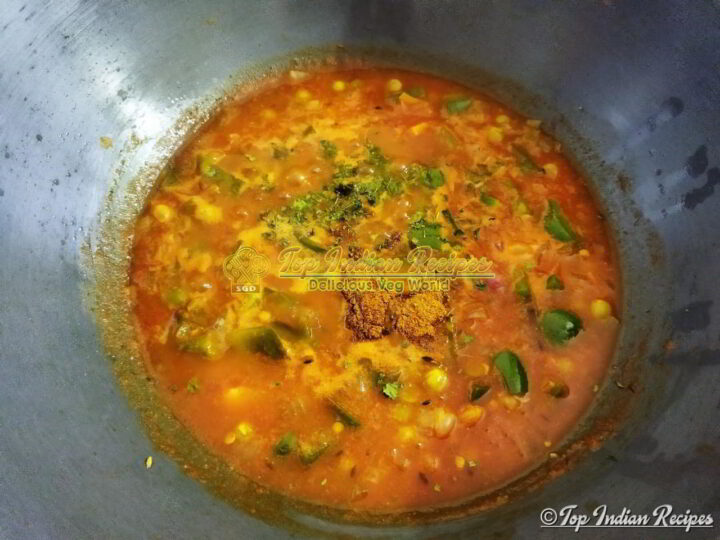 Peas Capsicum Masala 06