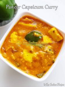 Paneer Capsicum Curry