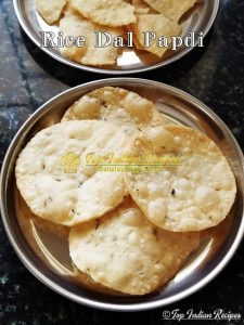 Rice dal papdi