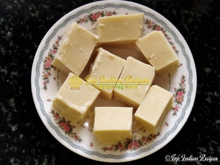 Maida Burfi or Halkova Sweet Recipe 12